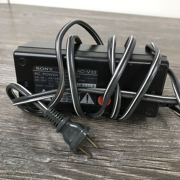 Sony AC-V33 AC Power Adaptor and Charger For Camcorder OEM - Picture 6 of 7